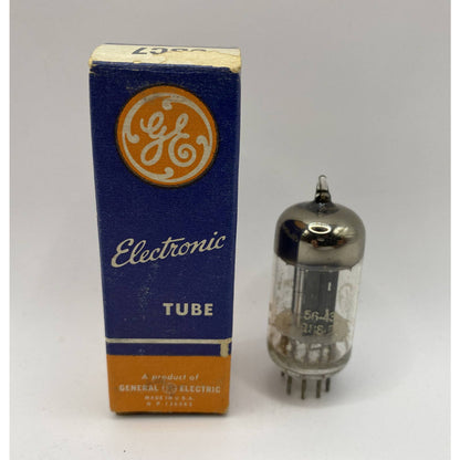 Vintage GE Electron/ Vacuum Tube 6BC7 w/ Box TESTED With Photos!