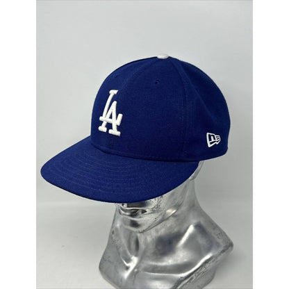 New Era 59Fifty Los Angeles LA Dodgers Game Fitted Hat (Dark Royal) MLB Cap !