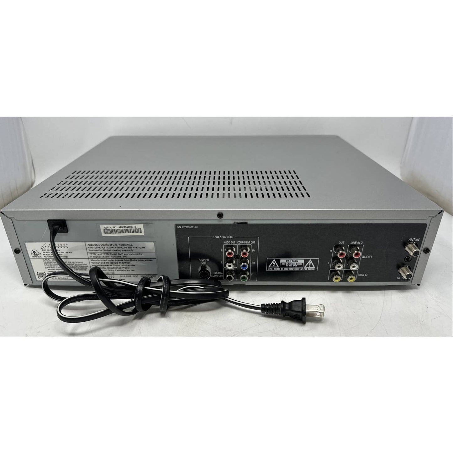 Sensory Science Model SV294 Combo DVD Recorder & VHS Recorder VCR With Remote!
