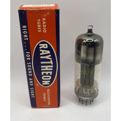 Vintage Raytheon Electron/ Vacuum Tube 3BU8 w/ Box TESTED With Photos!