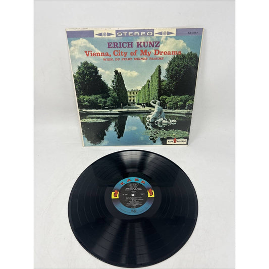 Erich Kunz Vienna, City Of My Dreams 1961 Kapp Vintage Vinyl Records KS-3263