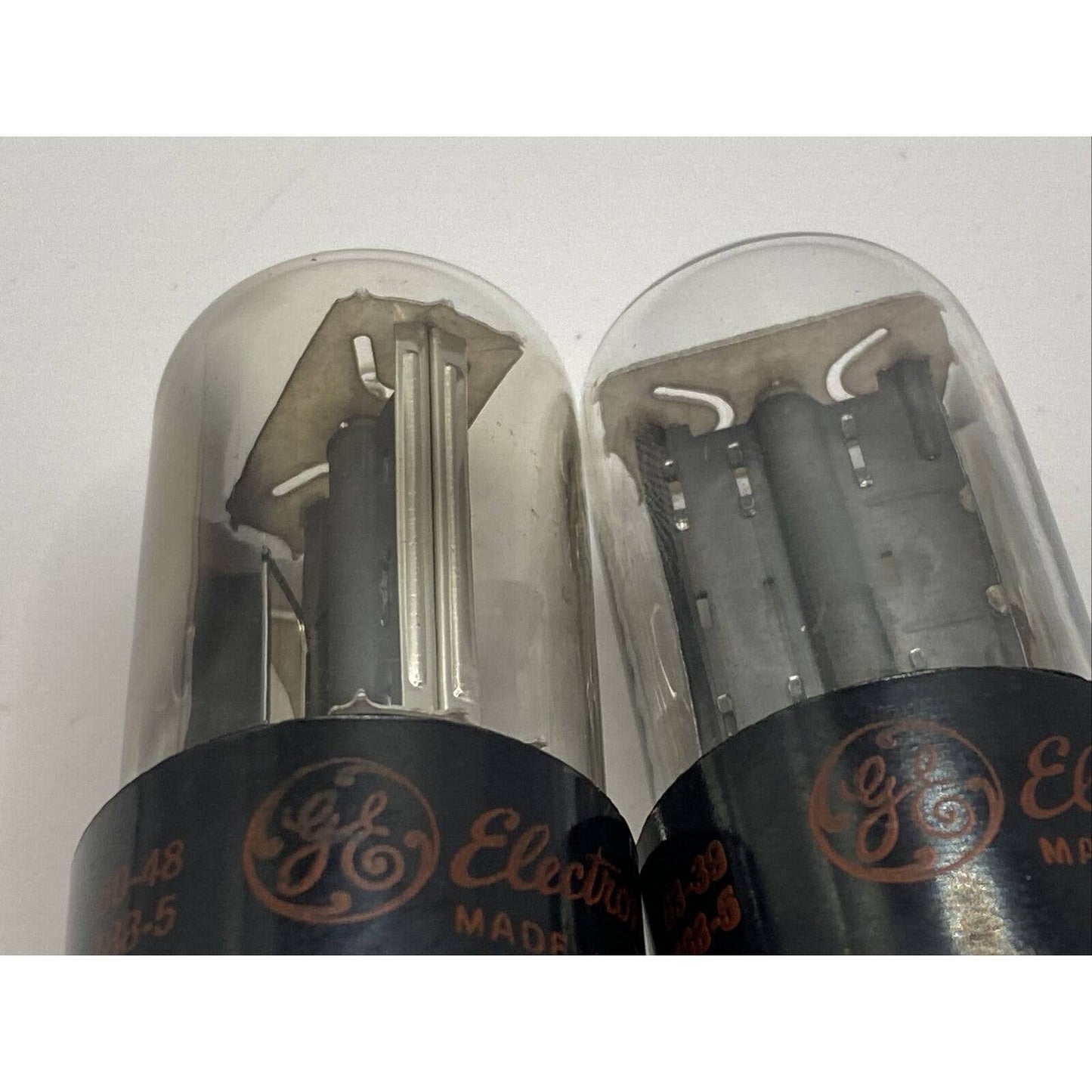 Lot of 2 - GE 6W4GT Vacuum Tubes Amplifier - Ham Radio Valves TESTED CLOSE MATCH
