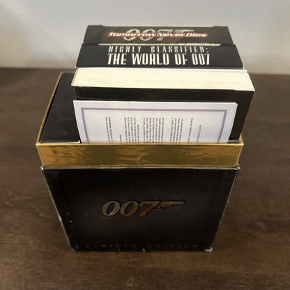 Vintage 007 Tomorrow Never Dies Limited Edition VHS Box Complete Set