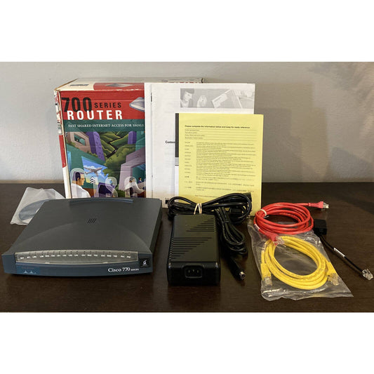 CISCO 770 SERIES ROUTER, CISCO 771 775, MPN: T97-5068-0 - Box, Manuals - New