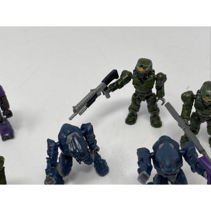 Maga Construx Bloks Halo Series Collector Series Figure Lot Of 10 W Weapons 2009