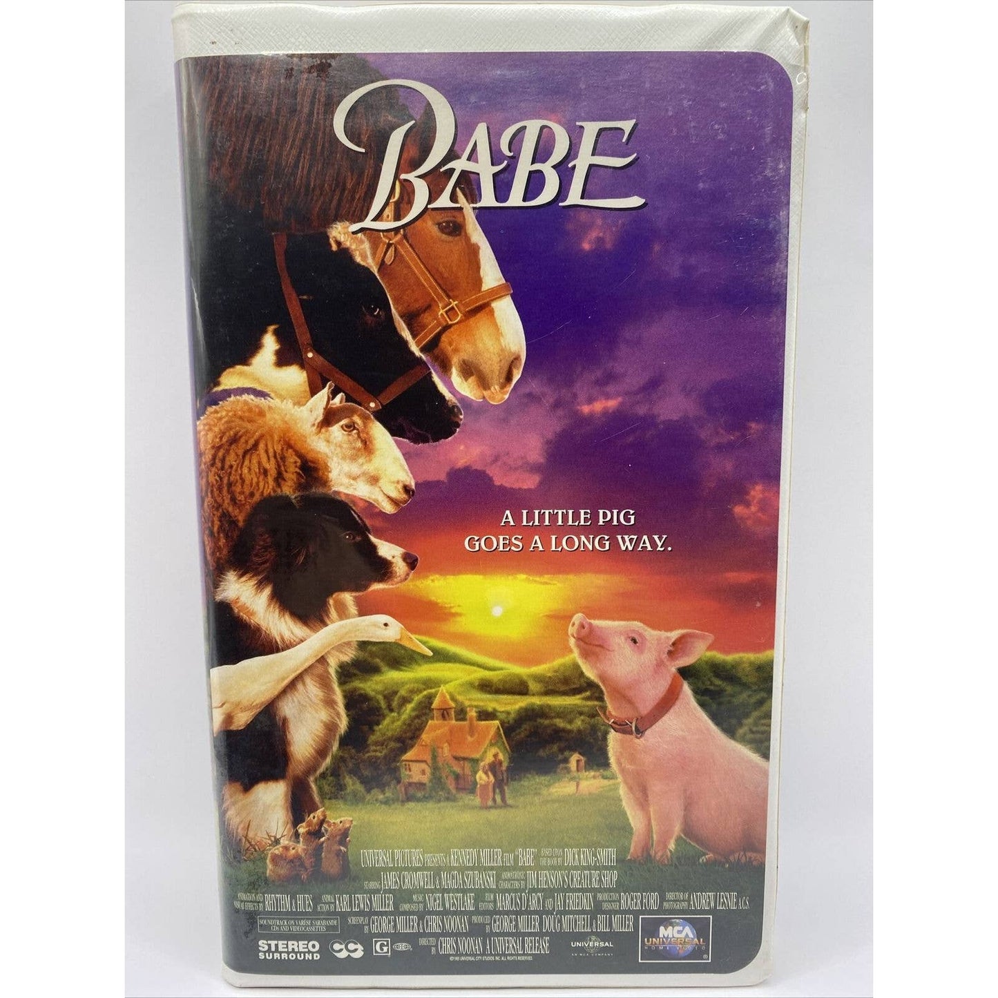 Babe (VHS, 1996) In Original Clam Shell - MCA Universal