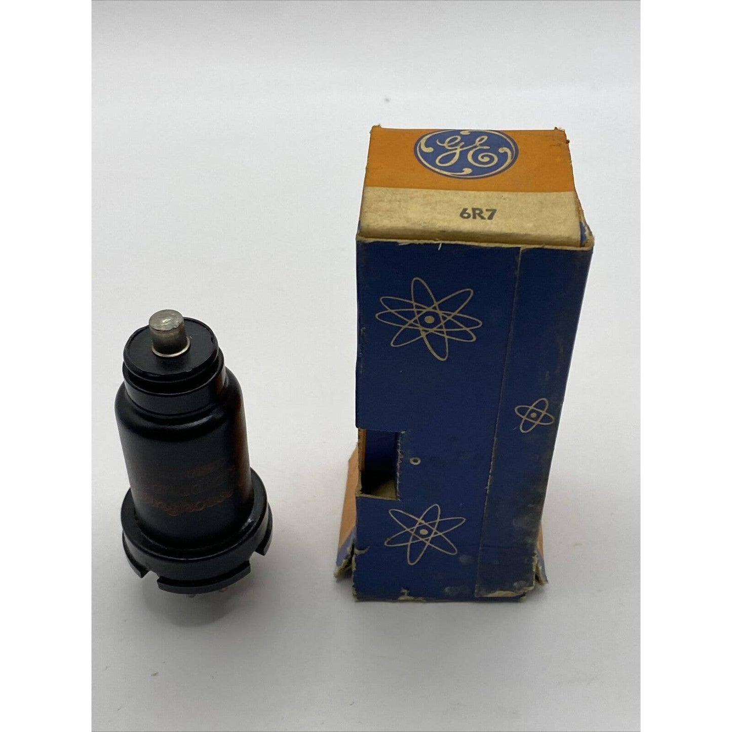 GE Westinghouse 6R7 vacuum tube - Amplifier - Radio - Tv Valve - In Box TESTED!