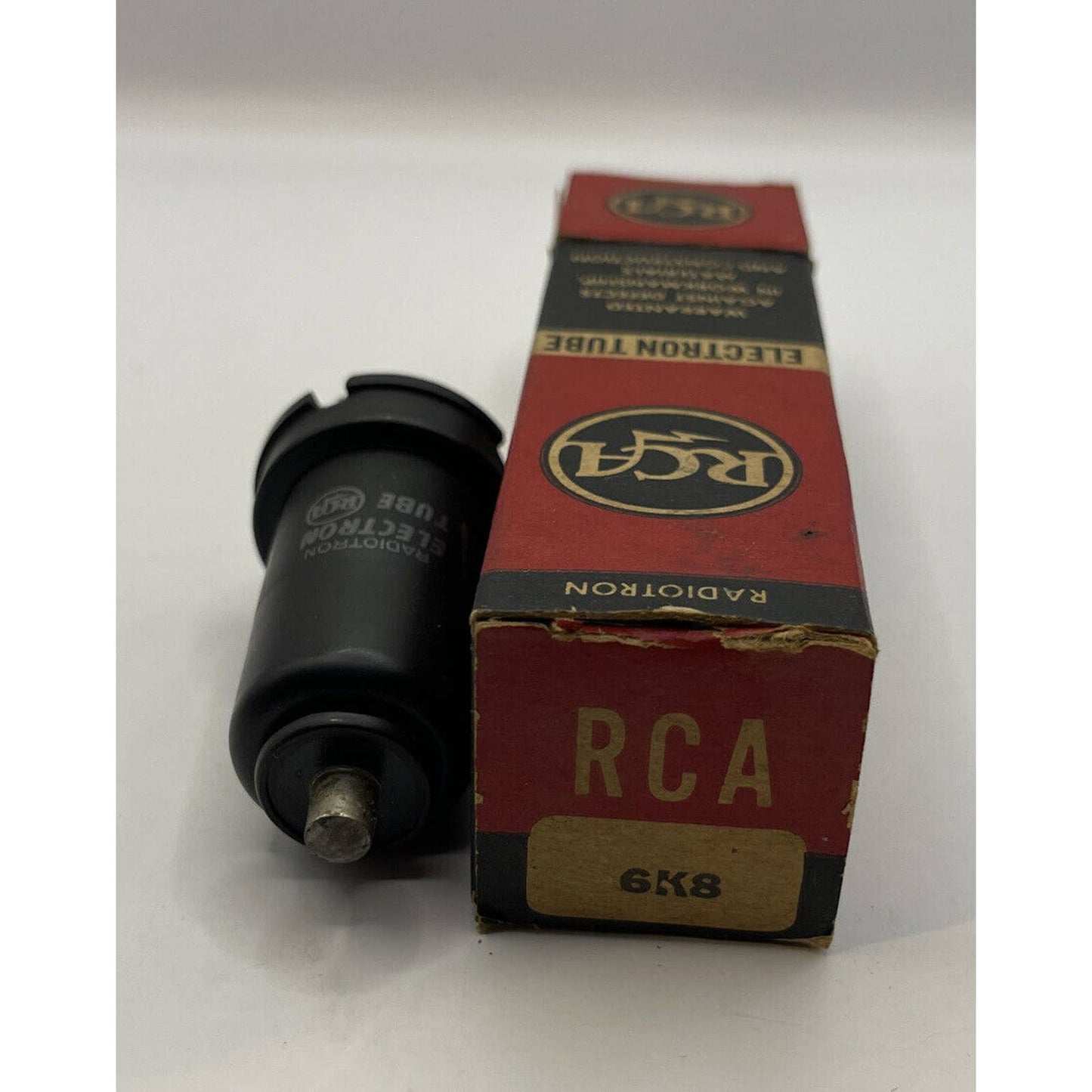 Vintage RCA Electron/ Vacuum Tube 6K8 w/ Box TESTED With Photos!