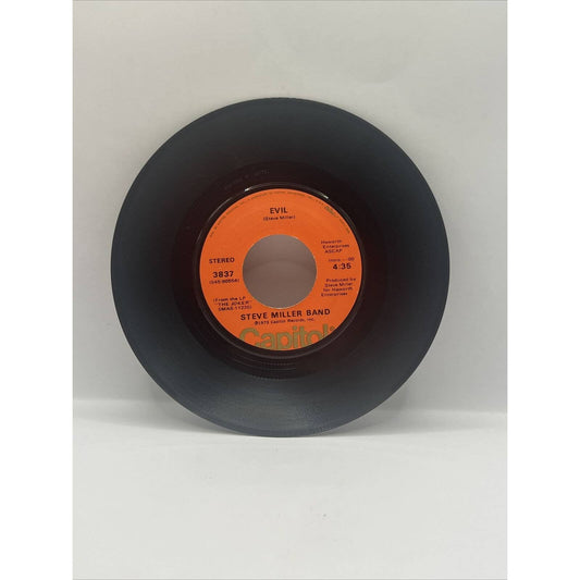 Steve Miller Band Your Cash Ain't Nothin But Trash Evil 45 RPM Vinyl Record 1973