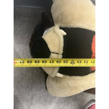 Super Rare 1992 Warner Bros Looney Tunes Taz Tasmanian Devil Jumbo Plush Doll