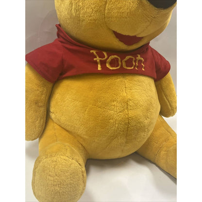 Vintage Mattel Winnie The Pooh Plush Figure Disney JUMBO 24” Stuffed Animal Toy