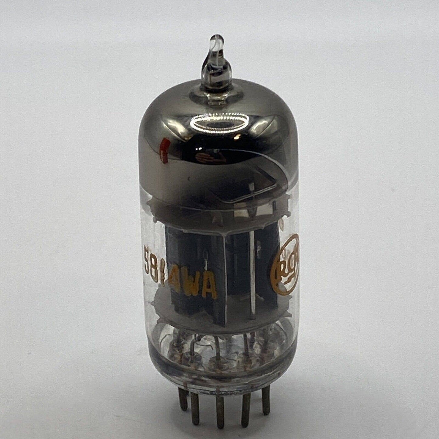 RCA 5814WA Black Plates AUDIO AMPLIFIER VACUUM TUBE Tested With Photos!