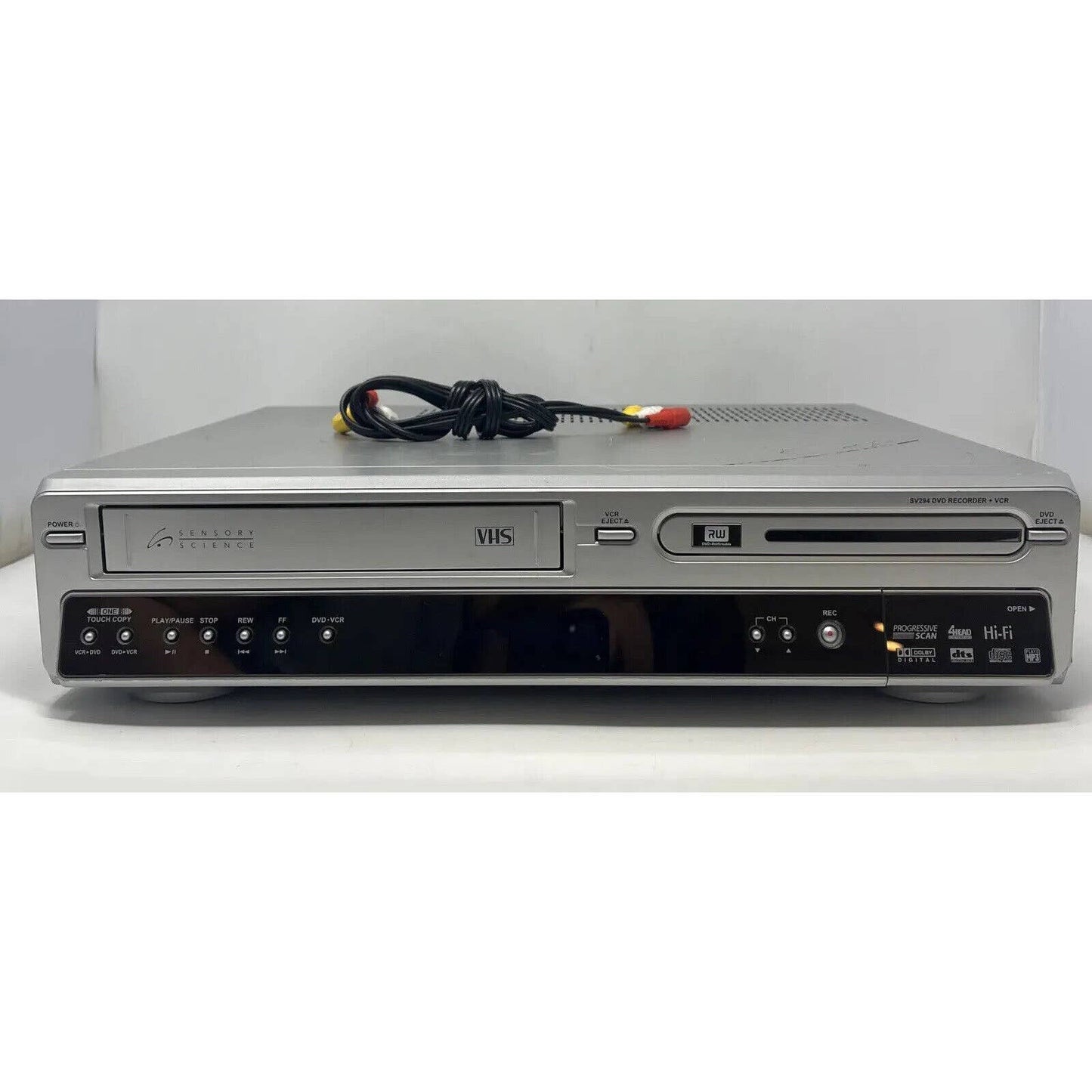 Sensory Science Model SV294 Combo DVD Recorder & VHS Recorder VCR HI-FI Player