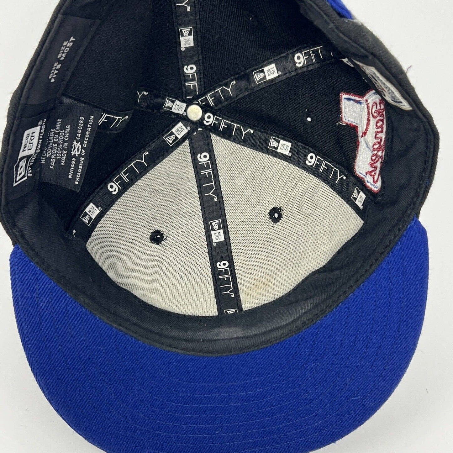 Rare Texas Rangers Hat New Era Cooperstown Collection MLB Snapback Hat One Size