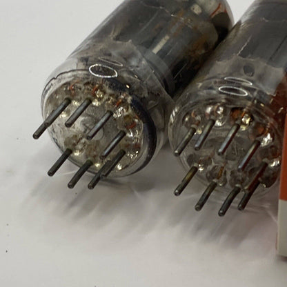 2 Pack RCA 6GH8 A VACUUM TUBES Amplifier - Ham Radio - Valve - Tested W Photos!