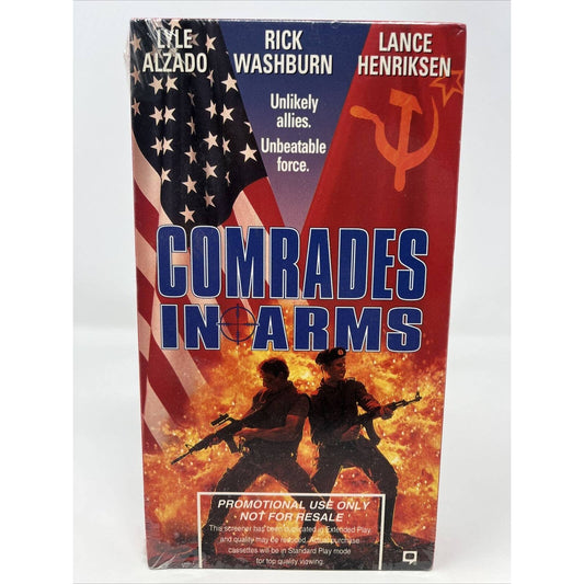 Comrades in Arms 1991 VHS New Sealed Promo Copy Free Shipping Republic Pictures