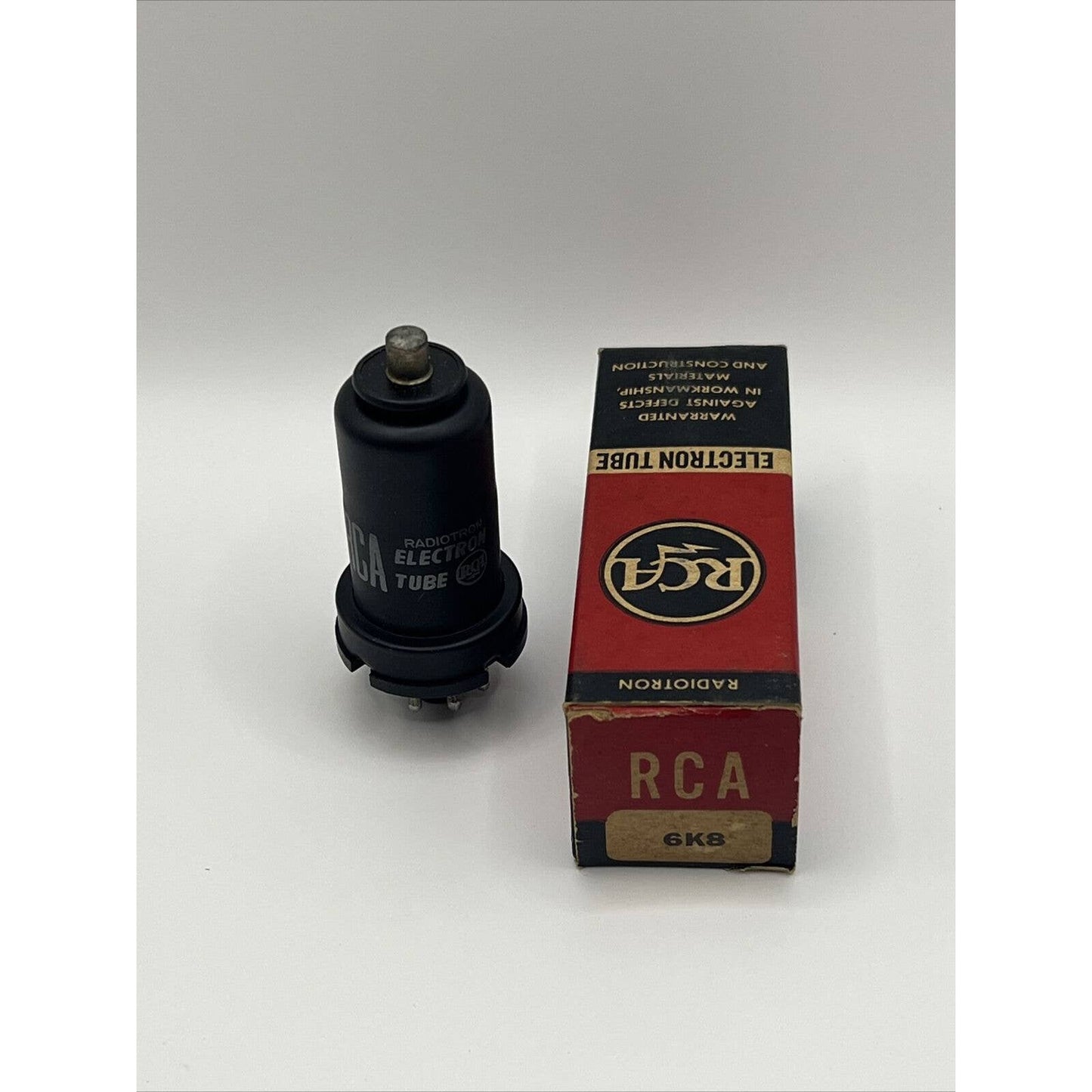 Vintage RCA 6K8 Electron Vacuum Tube (New Old Stock) Made In U.S.A. Untested