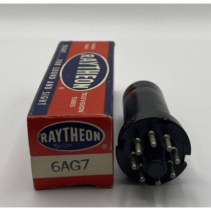 Raytheon 6AG7 Vintage Electron Tube NOS Amplifier Radio Valve