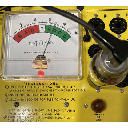 Westinghouse 6B8G Vacuum Tube - Amplifier - Ham Radio TV valve - Tested W photos