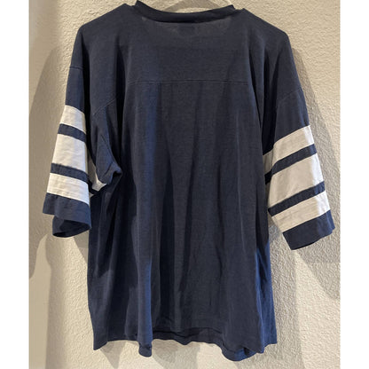 Vintage Rare 90s NFL GTE Telecommunication Consultant Navy Football Shirt Logo 7