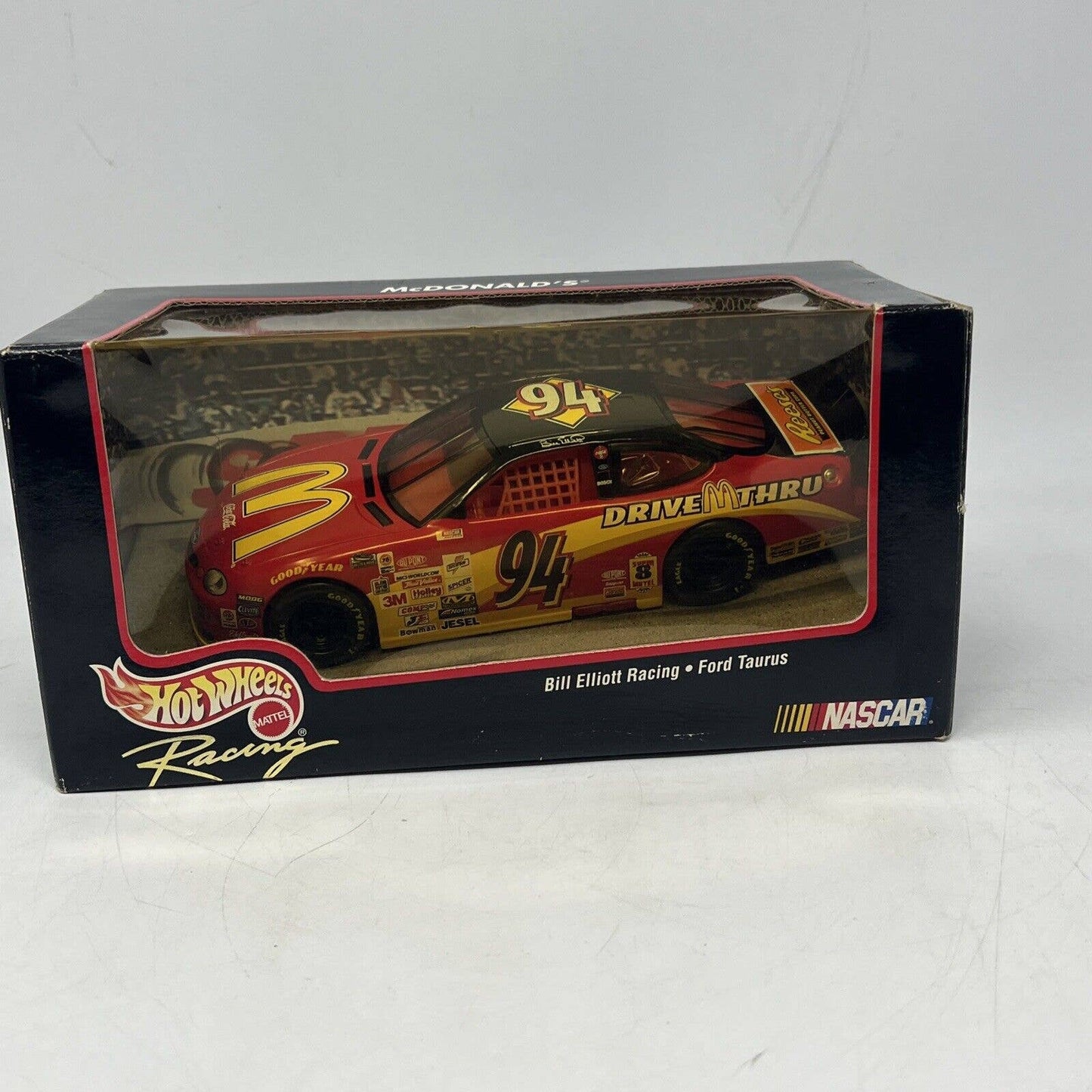 1999 Hot Wheels Mattel Racing Bill Elliott #94 NASCAR 1:24 McDonalds Ford Taurus