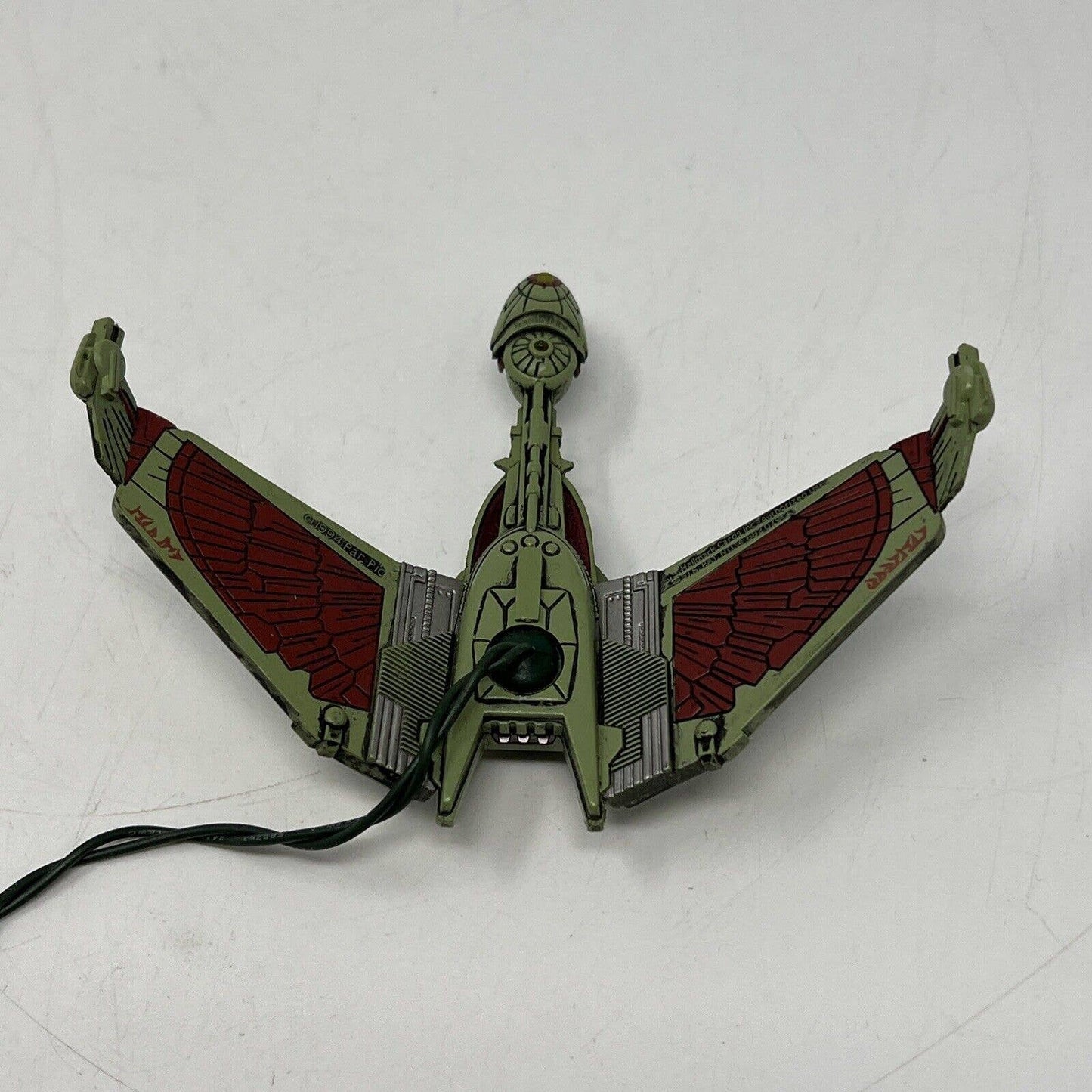 Hallmark Magic Ornament Klingon Bird Of Prey Star Trek Next Generation 1997