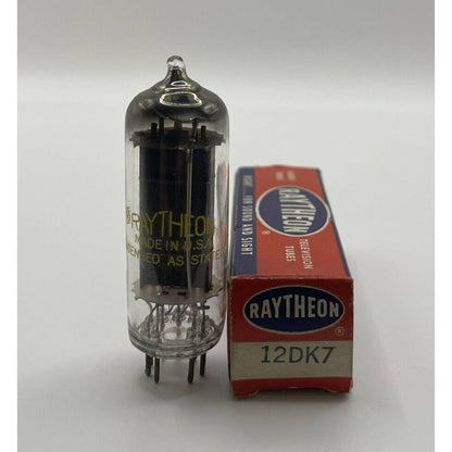 Raytheon 12DK7 Electron Vacuum Audio Amplifier Tube NOS