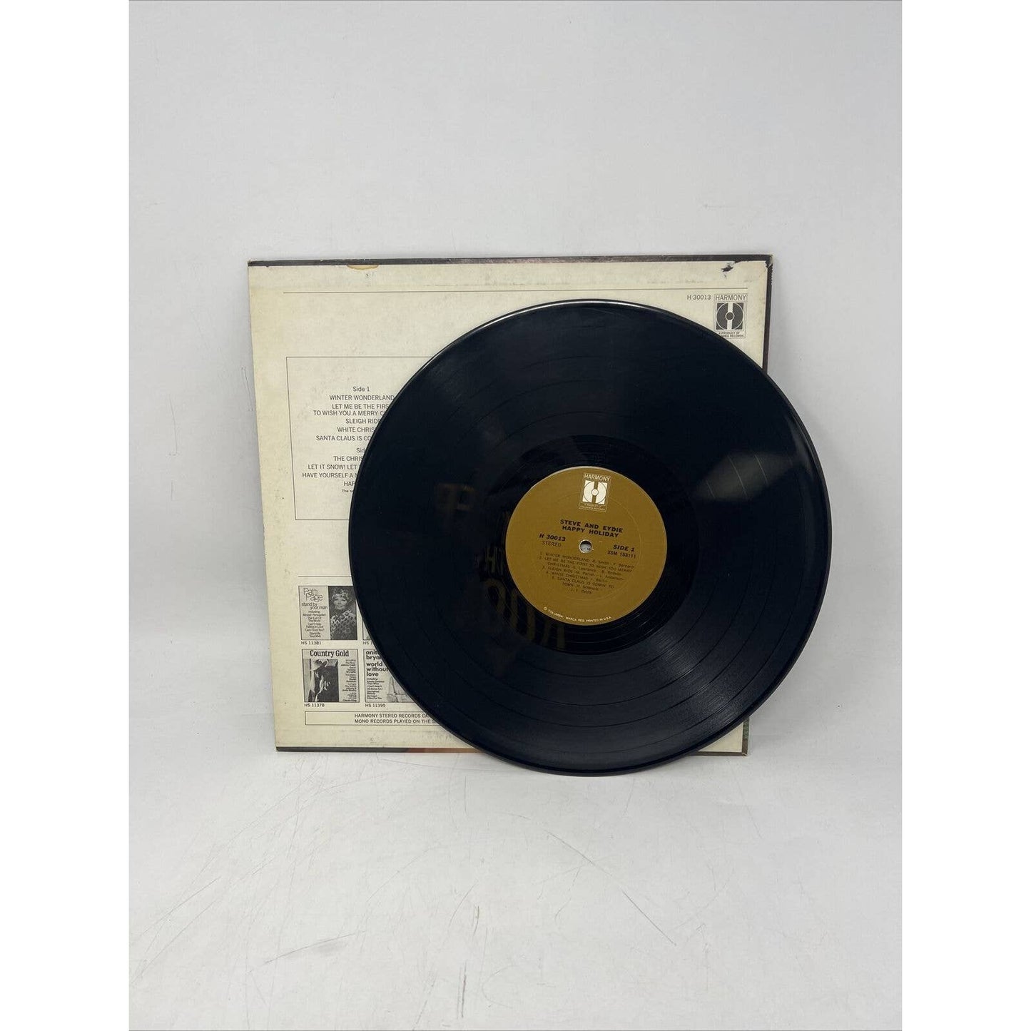 Steve & Eydie Happy Holiday Columbia Harmony Records “Winter Wonderland” Vinyl