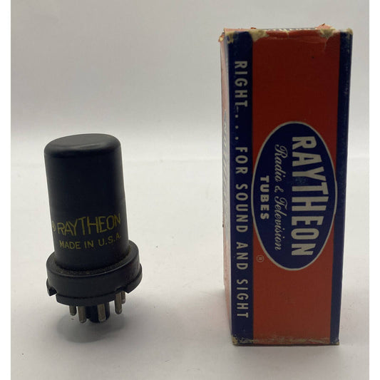 Raytheon 6SF7 Vacuum Tube NOS - Amplifier - Ham Radio Valve - Tested W Photos!