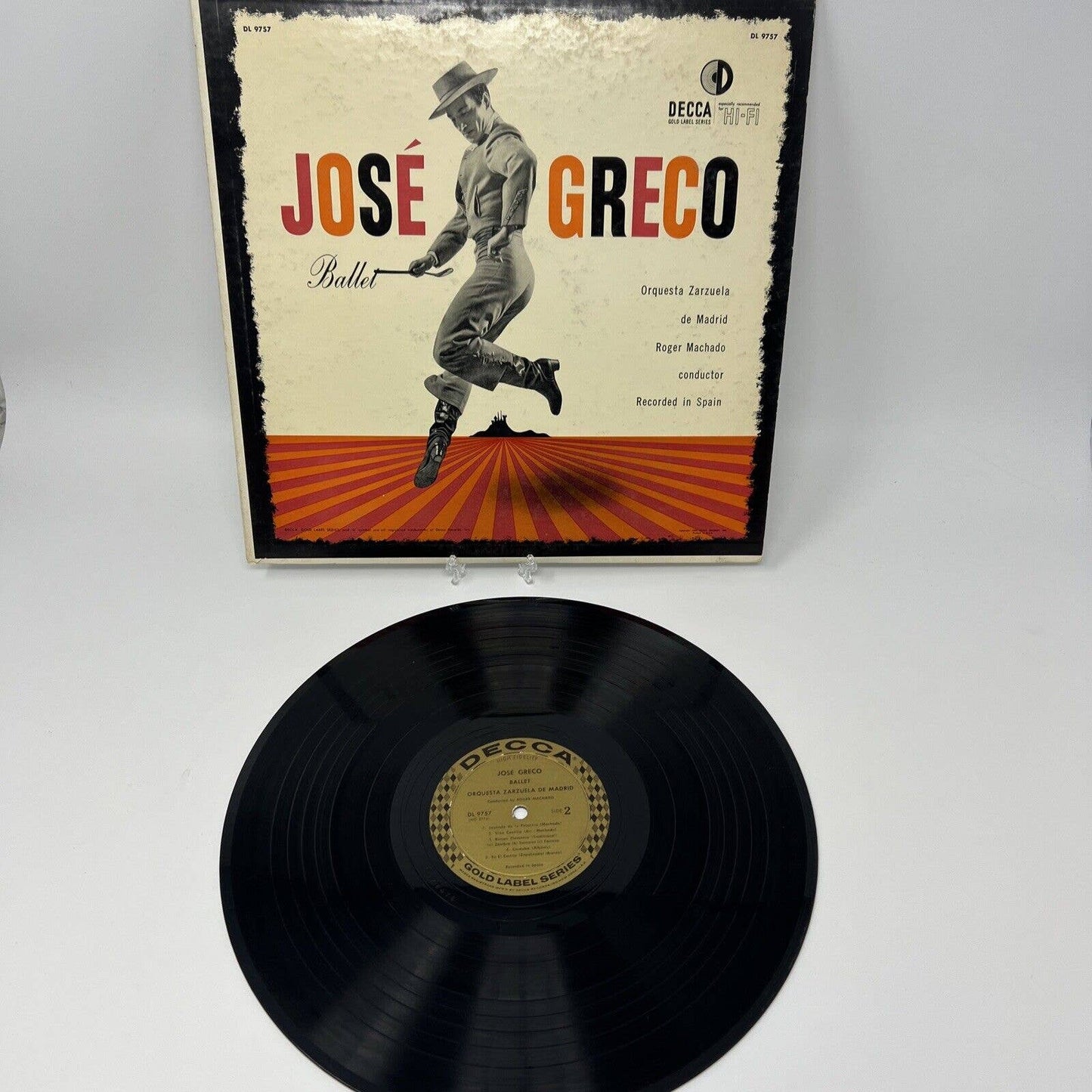 Jose Greco Ballet LP DL 9757 Decca 1954 Mono Gold Label Series Roger Machado