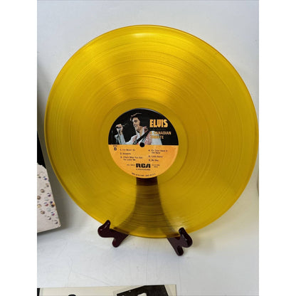 ELVIS "Canadian Tribute" 1978 (RCA/KKL1-7065/YELLOW VINYL/CANADA) RARE NM NICE!