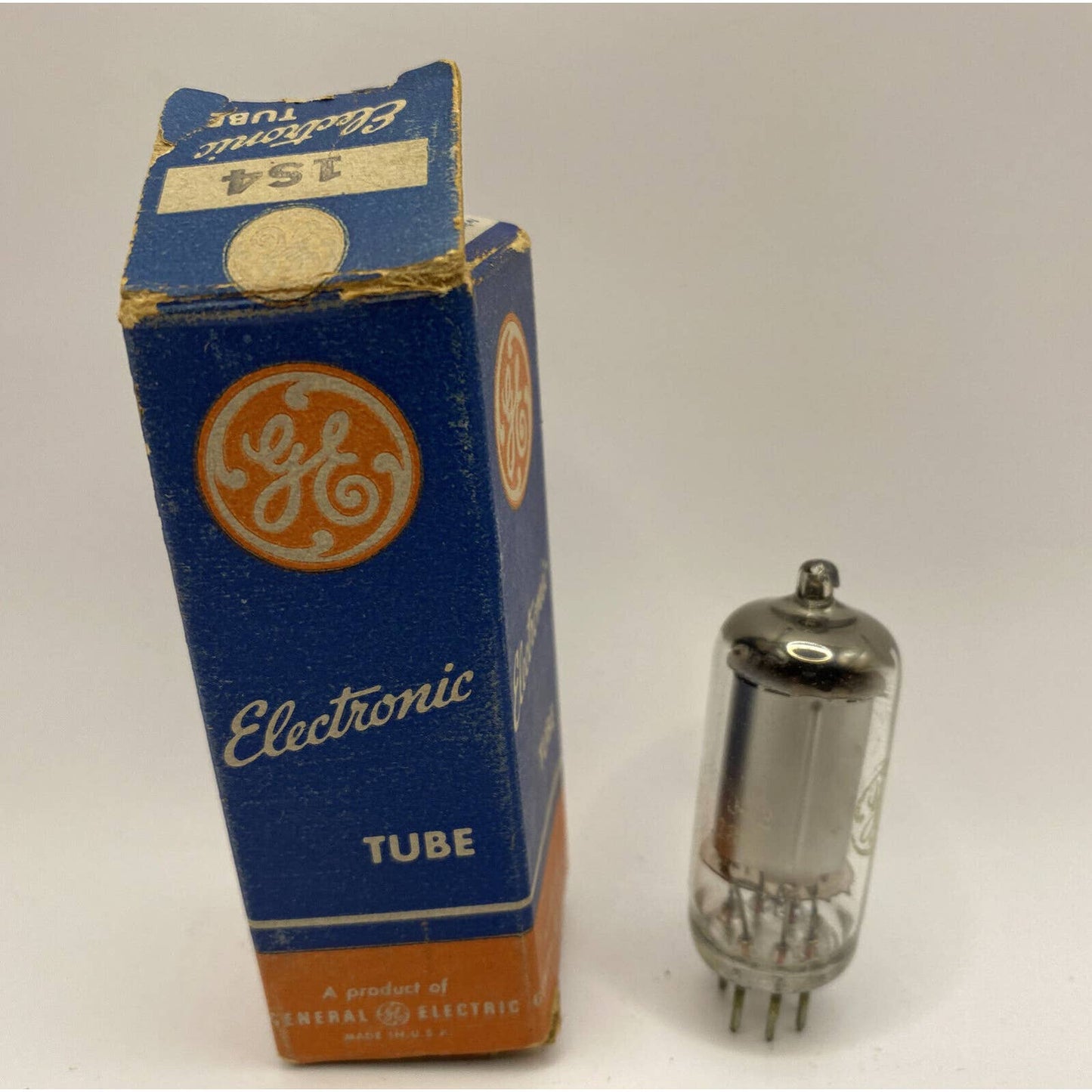 Vintage GE Electron/ Vacuum Tube 1S4 w/ Box TESTED With Photos!