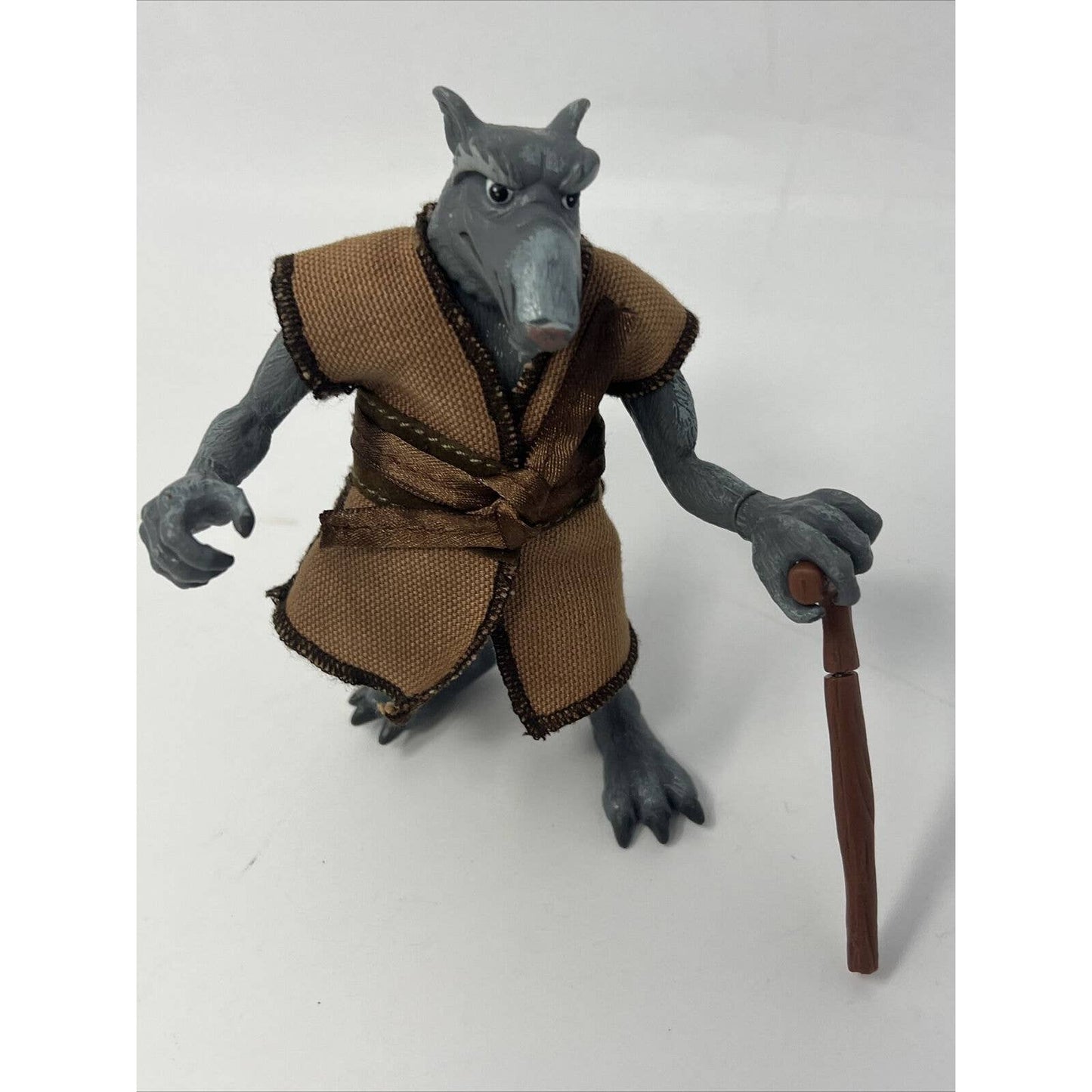 TMNT Master Splinter Action Figure with Outfit Robe 2002 Playmates Vintage RARE