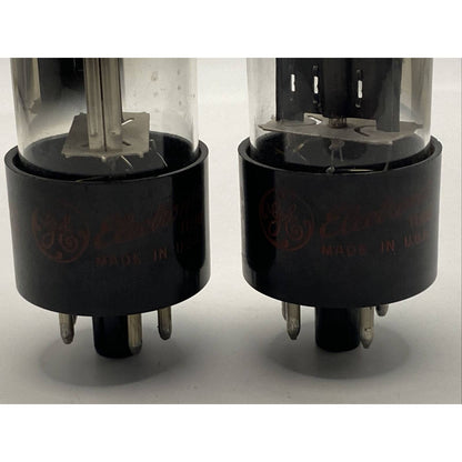 Lot of 2 - GE 6W4GT Vacuum Tubes Amplifier - Ham Radio Valves TESTED CLOSE MATCH
