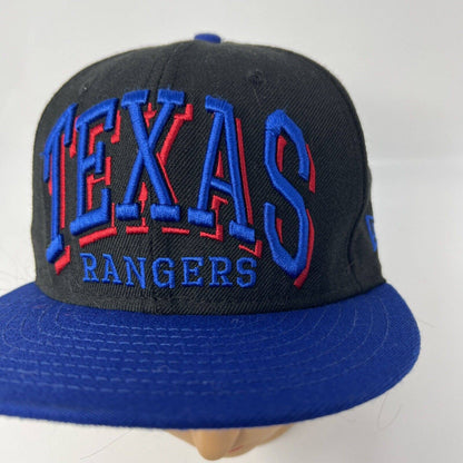 Rare Texas Rangers Hat New Era Cooperstown Collection MLB Snapback Hat One Size
