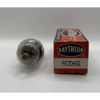 Raytheon 6CD6G 6CD6 Vacuum Tube Made In USA NOS Ampllfier Radio Valve