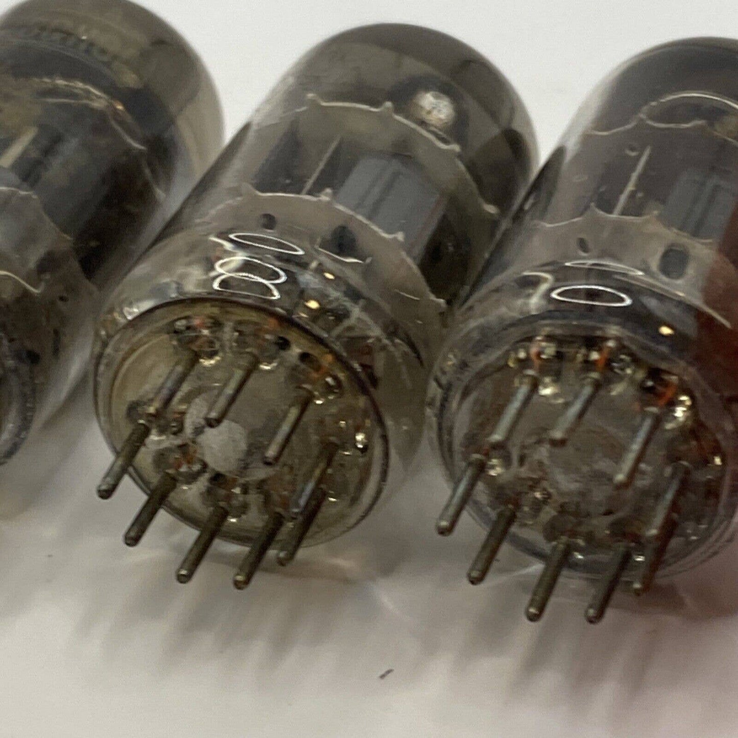 6GH8 4 PACK RCA A VACUUM TUBES Amplifier - Ham Radio - Valve - Tested W Photos!