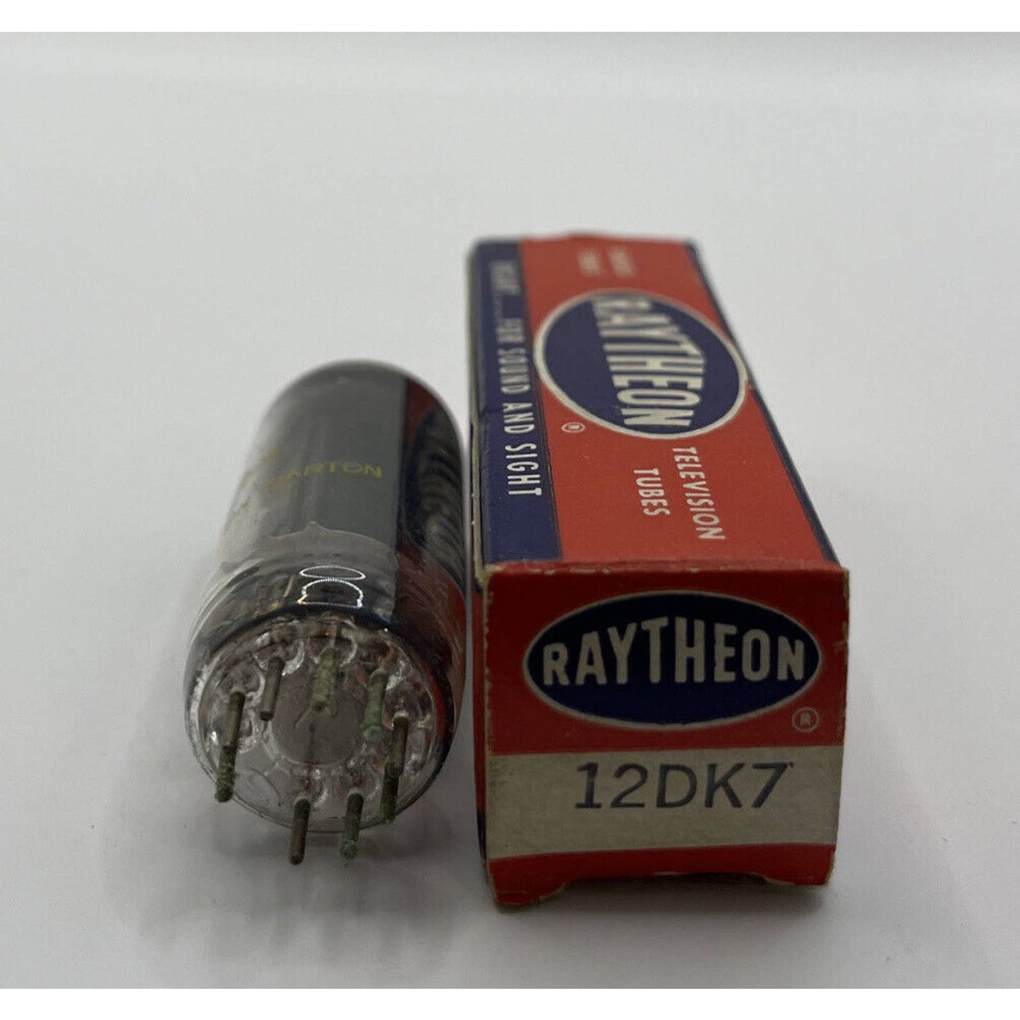 Raytheon 12DK7 Electron Vacuum Audio Amplifier Tube NOS