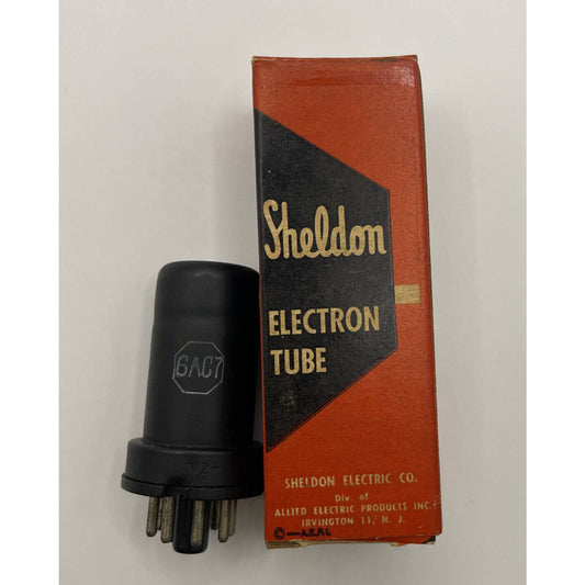 Sheldon 6AC7 Vacuum Electron Tube NOS - Amplifier Radio Valve