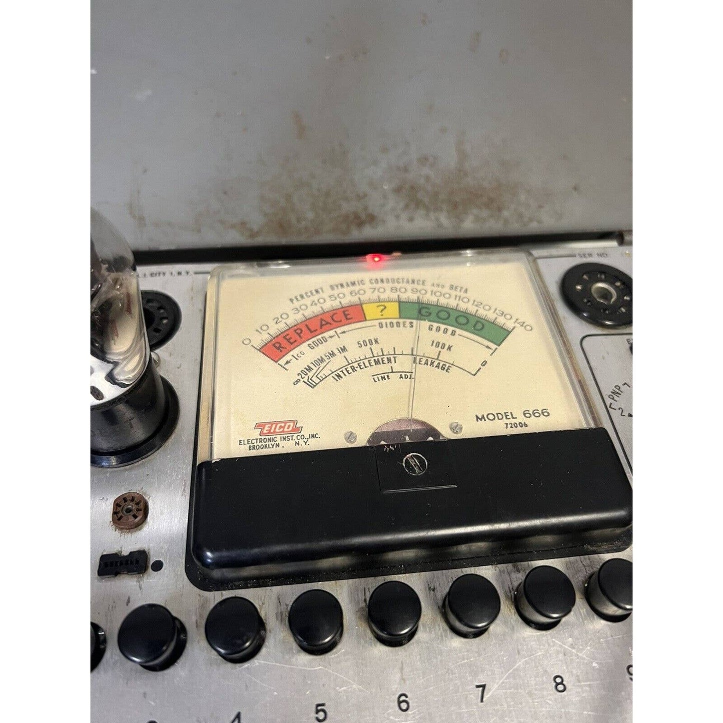 12A7 Rare Kadette Radio Vacuum Tube Gray Plate Test Results In Photos