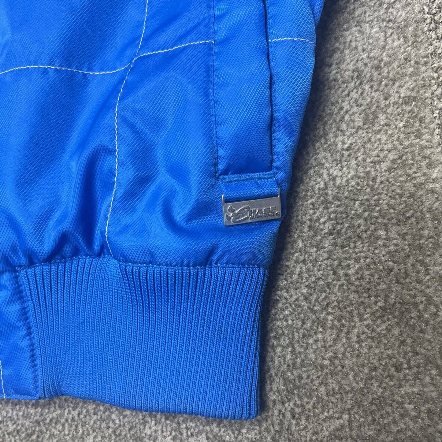Chase Authentics Jacket Women L NASCAR Racing Elliott Sadler 38 M&M's Baby Blue!