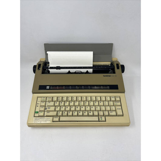 Rare Working Vintage Brother EM-30 Electronic Electric Typewritter Made In Japan