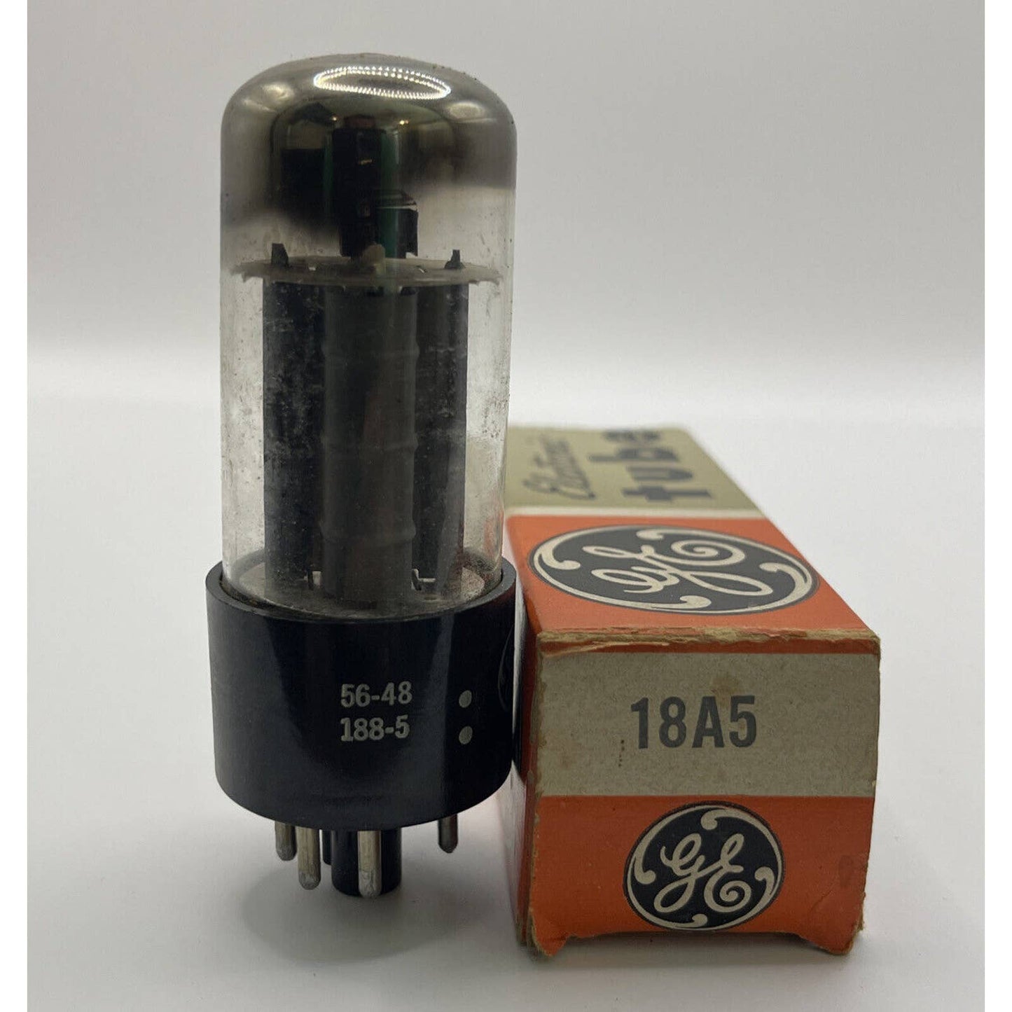 General Electric GE 18A5 Vacuum Tubes Made In USA NOS Untested