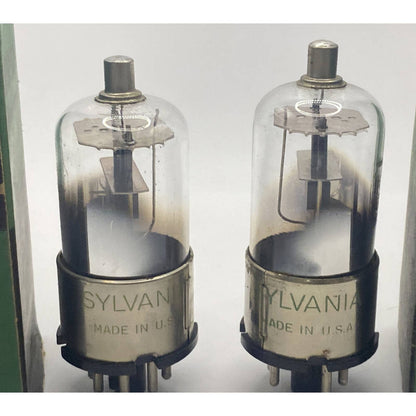 1H5GT 2 New Pair Sylvania Radio Audio Vacuum TV Tubes - Vintage - Rare