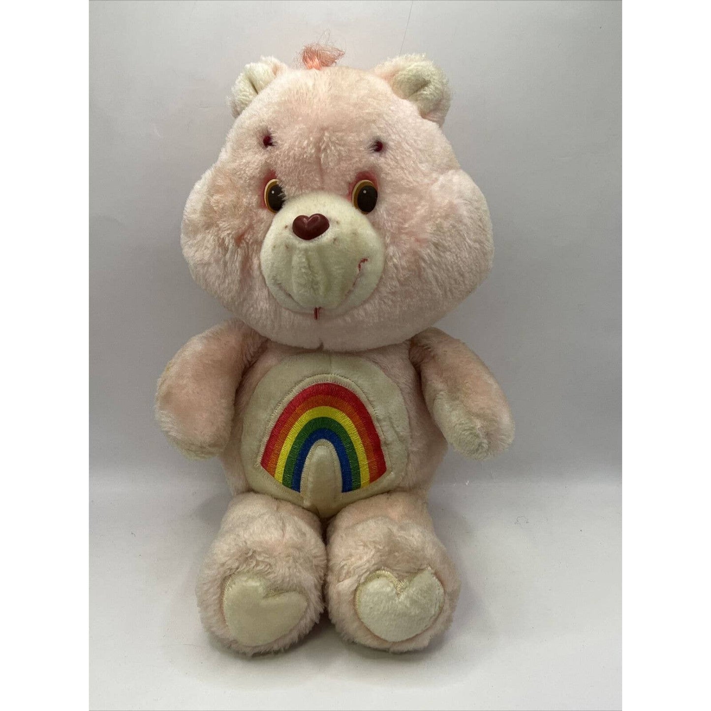 1983 Vintage Original Kenner Care Bears Pink CHEER BEAR Plush American Greetings