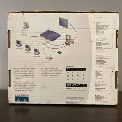 CISCO 770 SERIES ROUTER, CISCO 771 775, MPN: T97-5068-0 - Box, Manuals - New