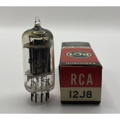 RCA 12J8 Vacuum Electron Tube NOS - Ampflifer Radio Valve