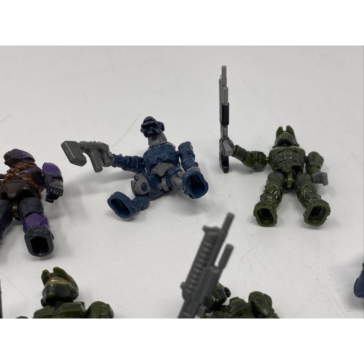 Maga Construx Bloks Halo Series Collector Series Figure Lot Of 10 W Weapons 2009