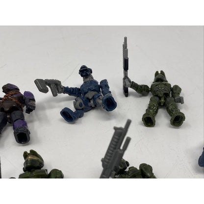 Maga Construx Bloks Halo Series Collector Series Figure Lot Of 10 W Weapons 2009