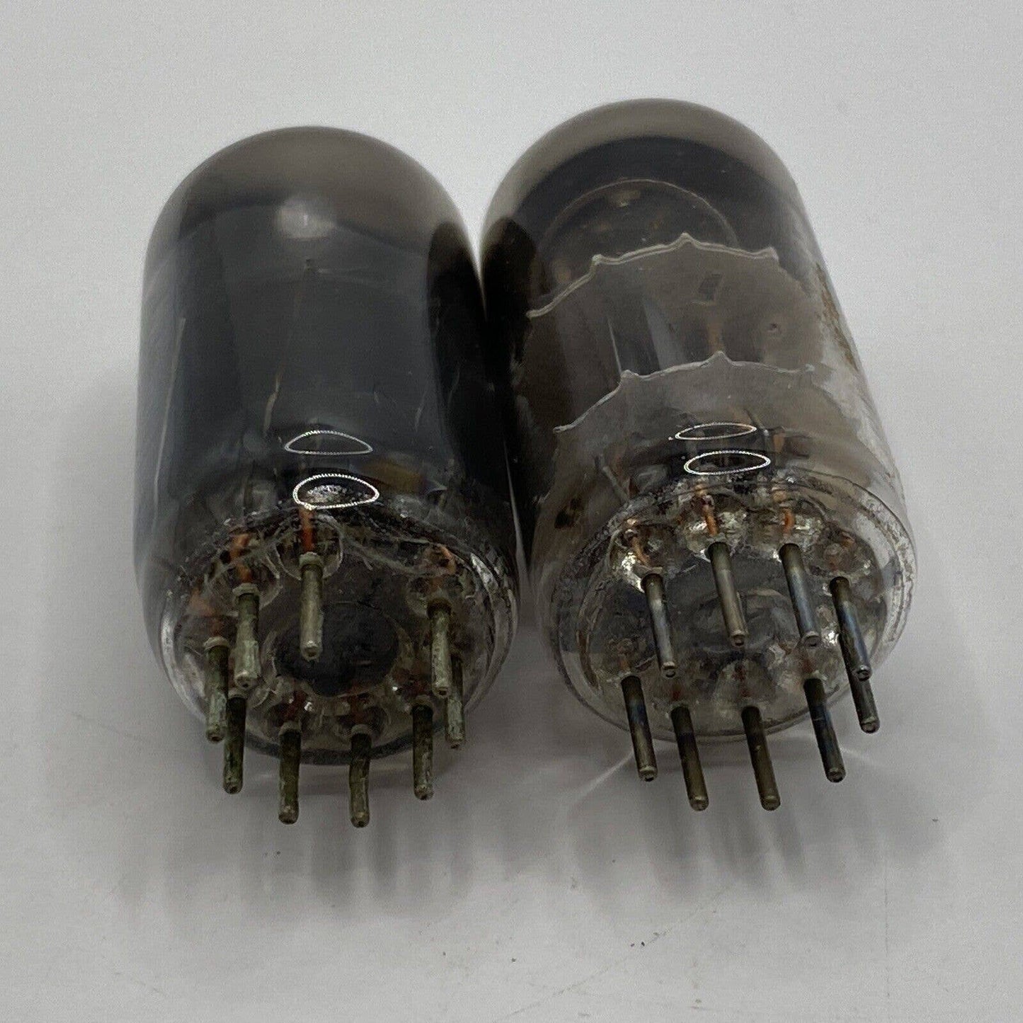2 - RCA 6AT8A Vacuum Tubes - Valves Amplifier Amp Ham Radio Tested With Photos!